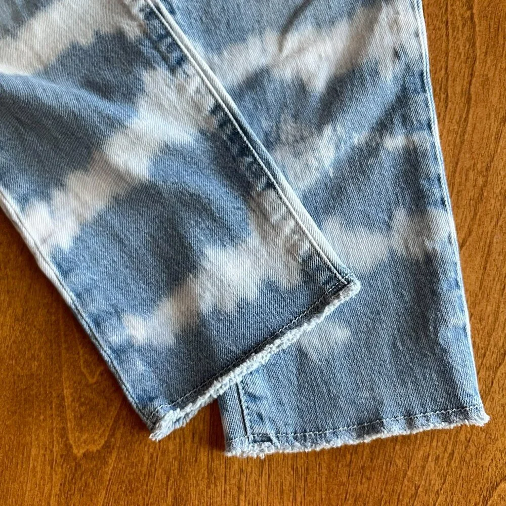 Gap tie-dye cropped jeans 8